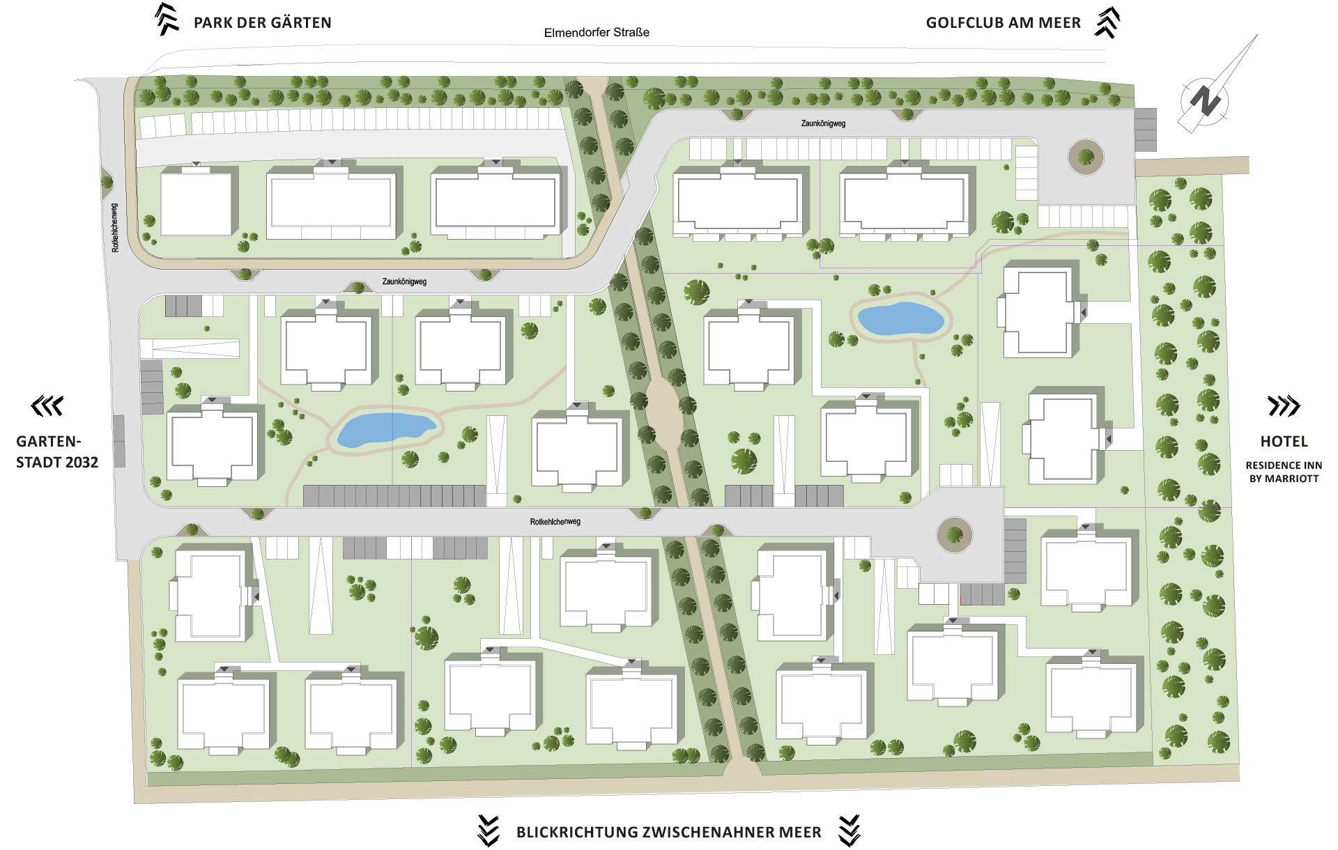Palais am Meer Exposé Lageplan-Baufeld